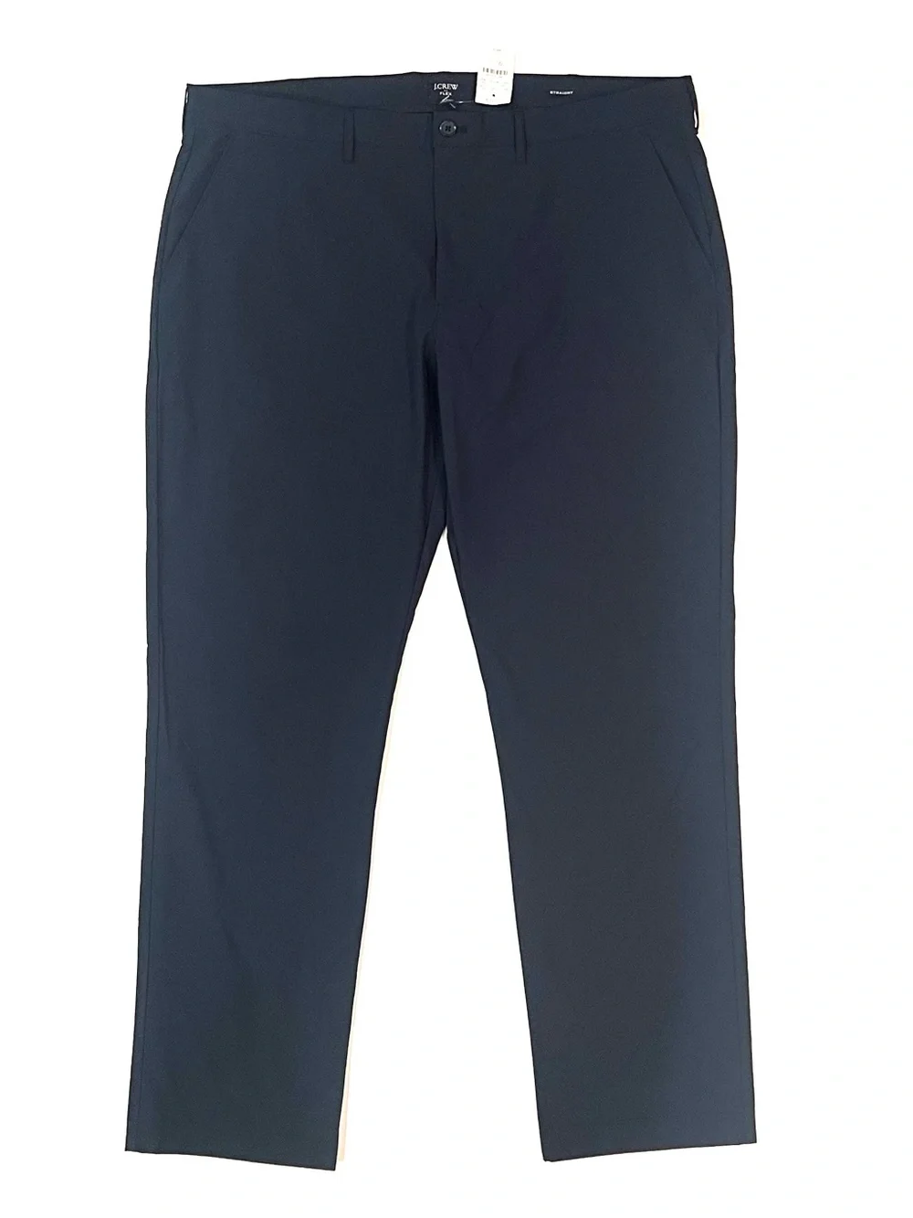 NEW J Crew Flex Straight Leg Navy Blue Tech Chino Dress Pants Mens 40 x 32